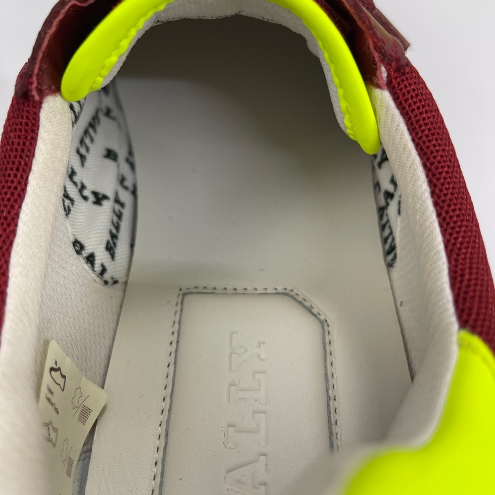 Bally Galaxy Gavino red low top sneakers - Picture 10 of 11